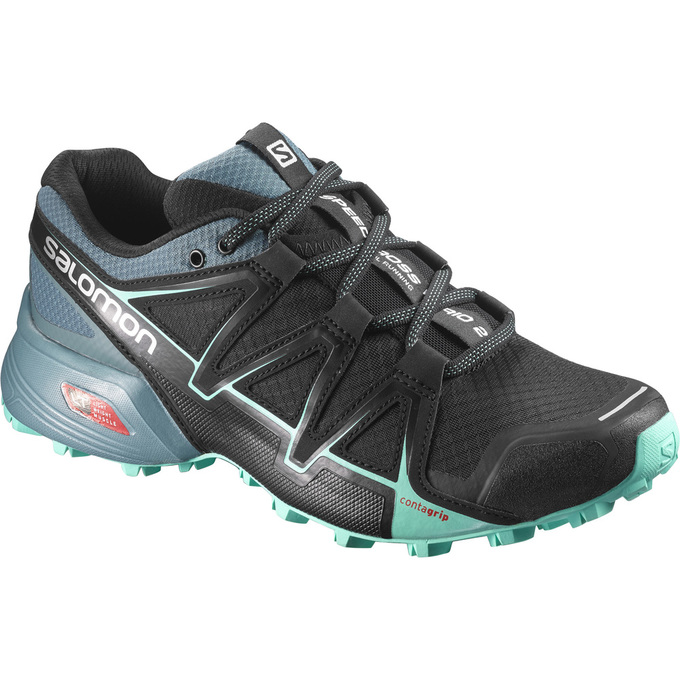 Buty Do Biegania W Terenie Damskie Salomon SPEEDCROSS VARIO 2 W - Czarne - Polska (247-PGQAJR)